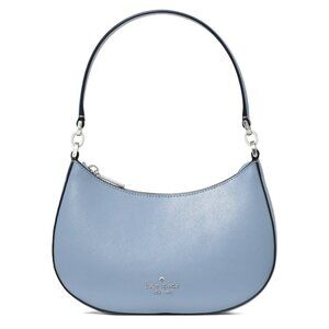 New Kate Spade Paige Shoulder Bag Saffiano Leather Muted Blue